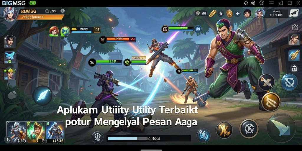 Tampilan antarmuka <strong>BIGMSG</strong> yang modern dan intuitif untuk pengelolaan pesan.