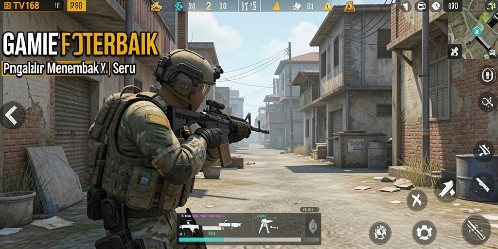 Screenshot gameplay BTV168 yang menampilkan aksi menembak yang mendebarkan.
