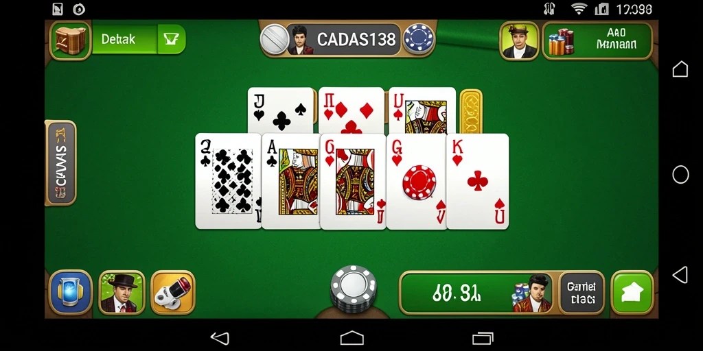 Tampilan gameplay seru dalam CADAS138 yang menghadirkan keseruan domino.