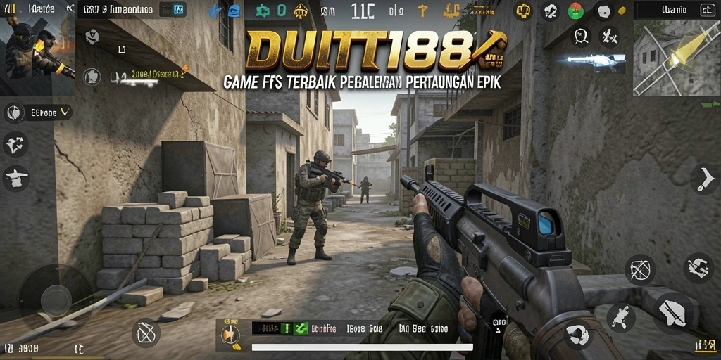 Screenshot gameplay <strong>DUIT188</strong> menampilkan aksi pertempuran intens dan grafis menakjubkan.