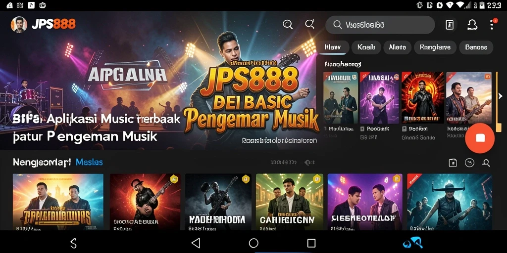 Tampilan gameplay JPS888 yang menarik dengan berbagai pilihan lagu.