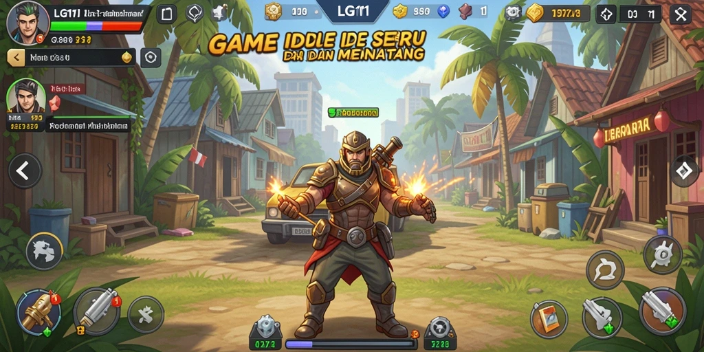 Tampilan gameplay menarik dari LG111 yang penuh warna.