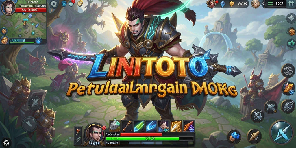 Tampilan gameplay menarik dalam petualangan MMORPG di LINITOTO.
