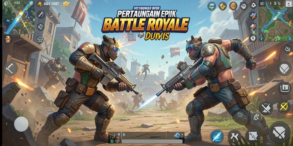 Tampilan gameplay MPOID yang menegangkan dan penuh aksi.