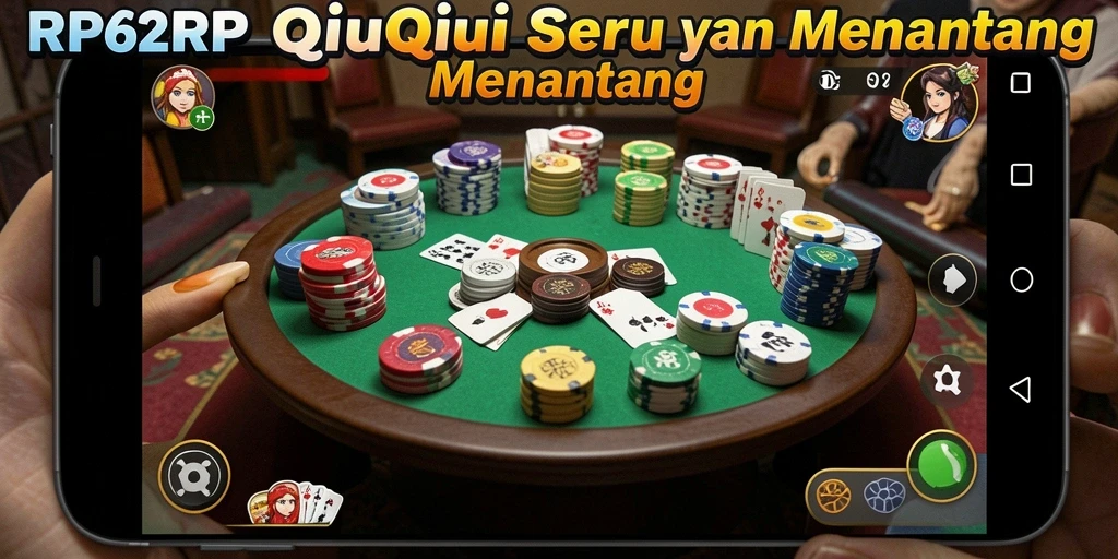 Tampilan gameplay QiuQiu yang mendebarkan di RP62RP.