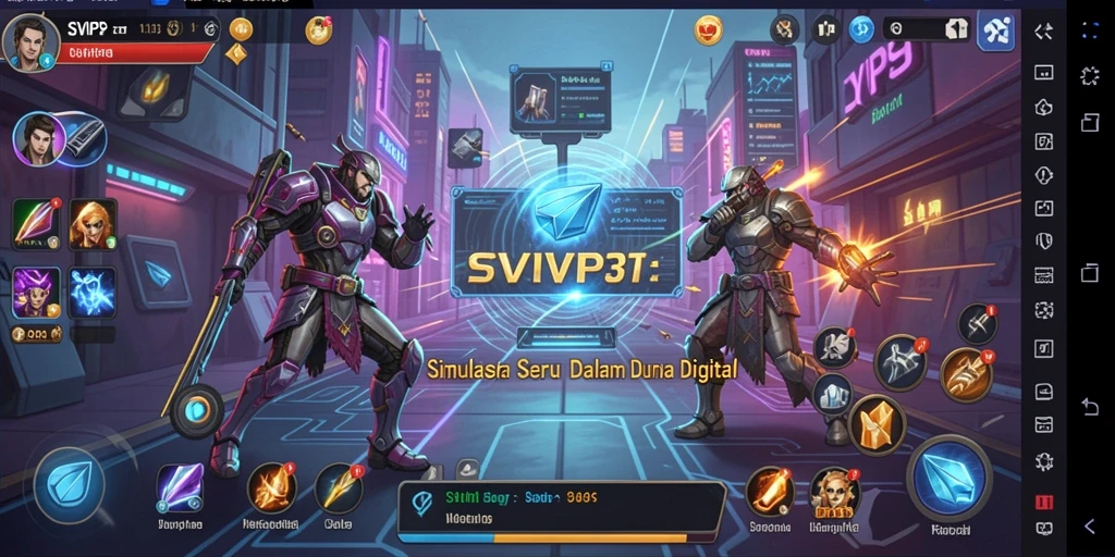 Tampilan gameplay SVIP3 yang menawan dan interaktif.