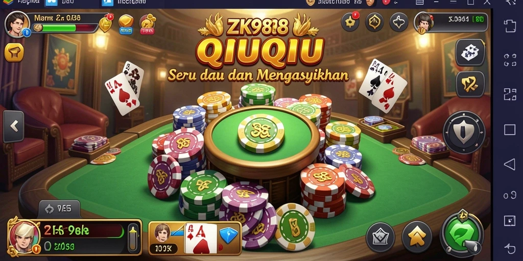 Tampilan gameplay QiuQiu yang seru di ZK988.