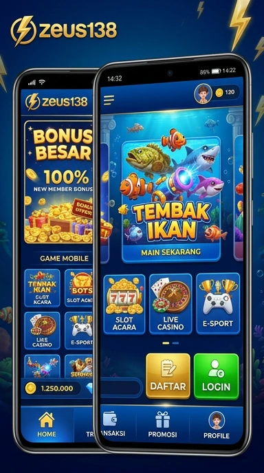 Screenshot aplikasi zeus138 menunjukkan koleksi APK terbaru.